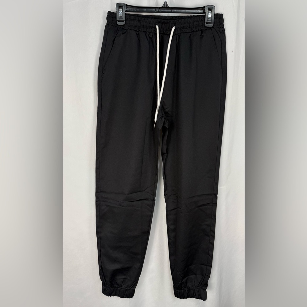 MANFINITY black, lounging pants for men in size medium